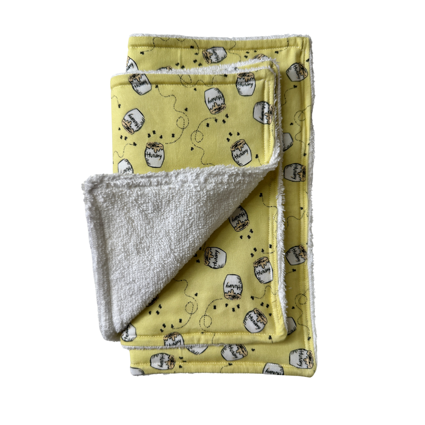 Honey Pot | Set of 2 Washers & Burp Cloth