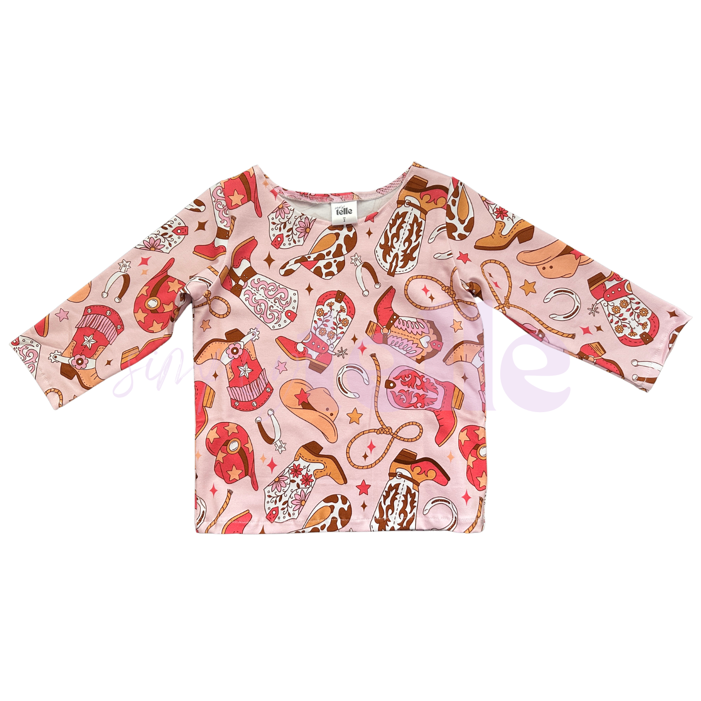 Pink Boots - Kids Shirt Long Sleeve
