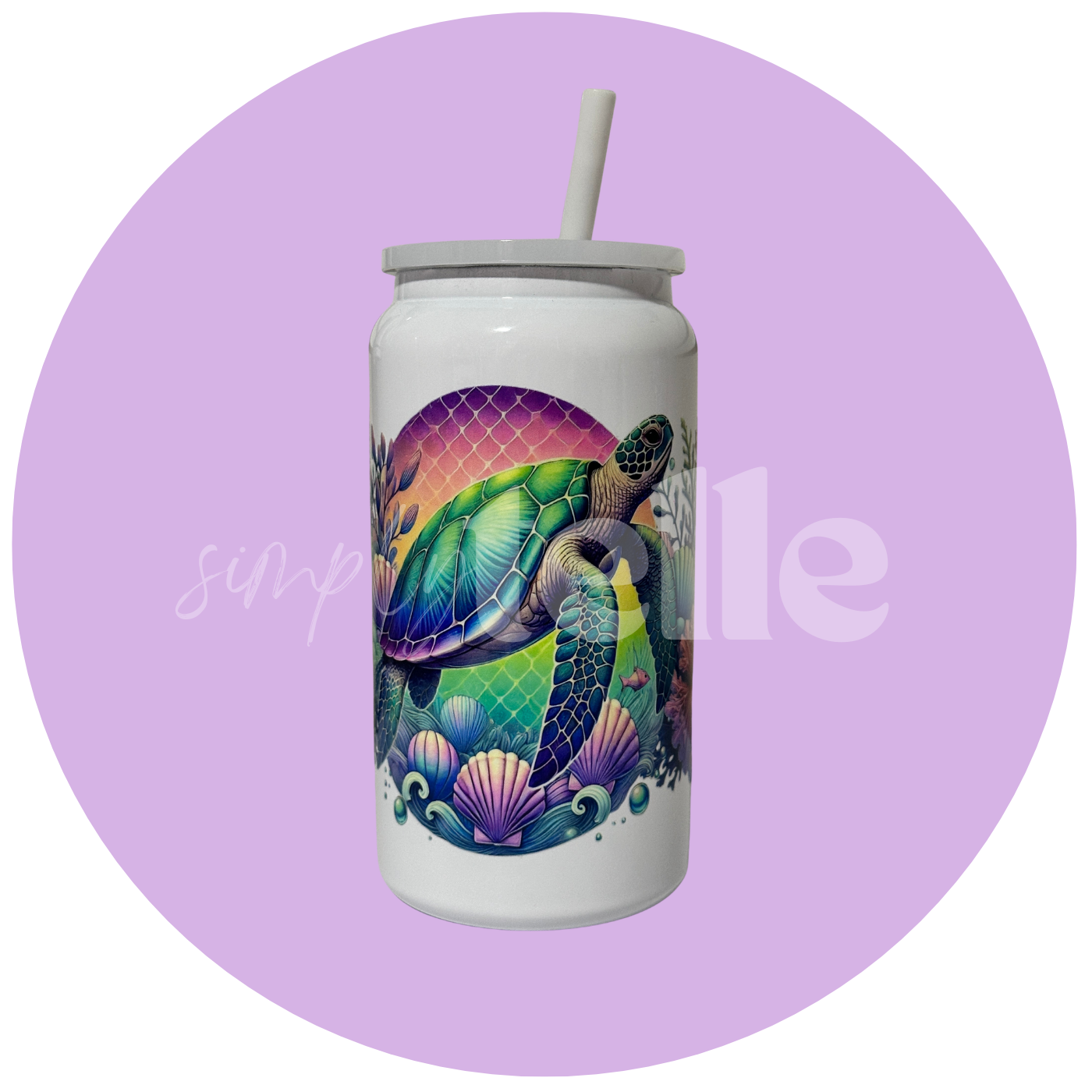 Ocean Turtle - 16oz Stainless Steel Tumbler