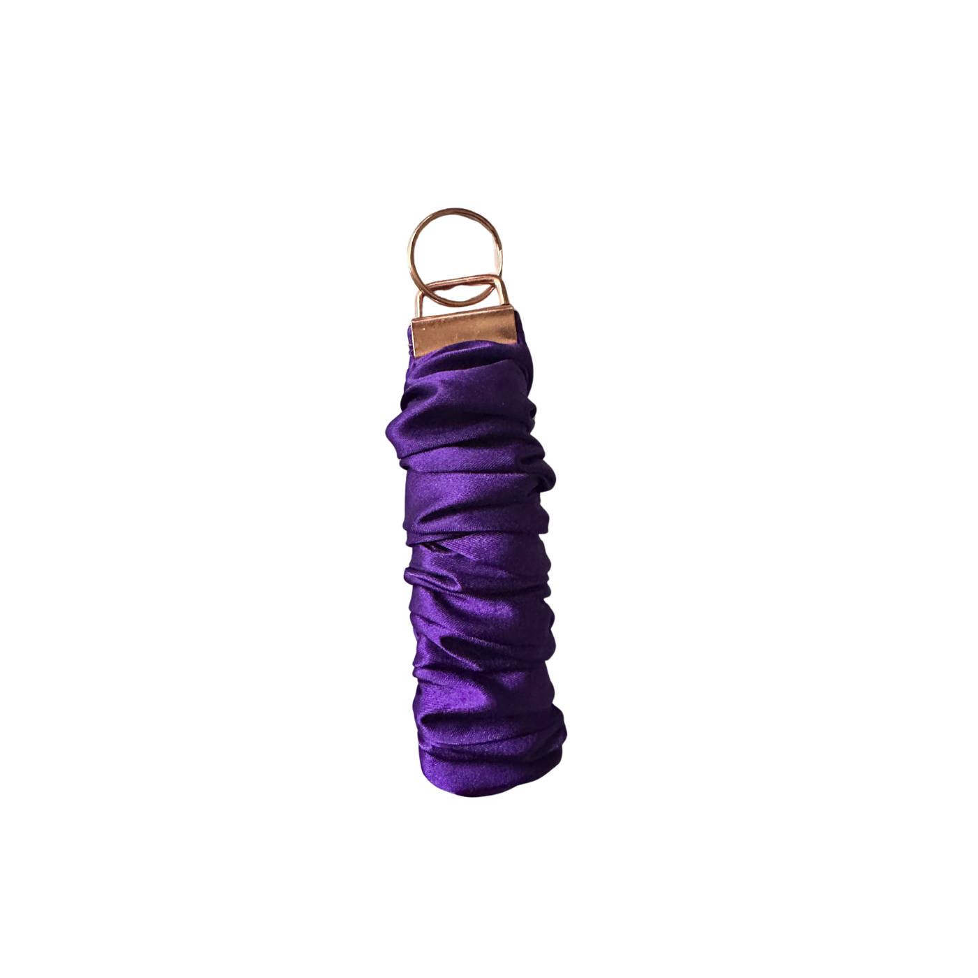 Purple Satin - Scrunch Wristlet