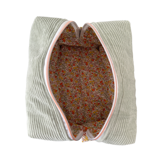 Sage Corduroy Green - Large Boxy Bag Carry All