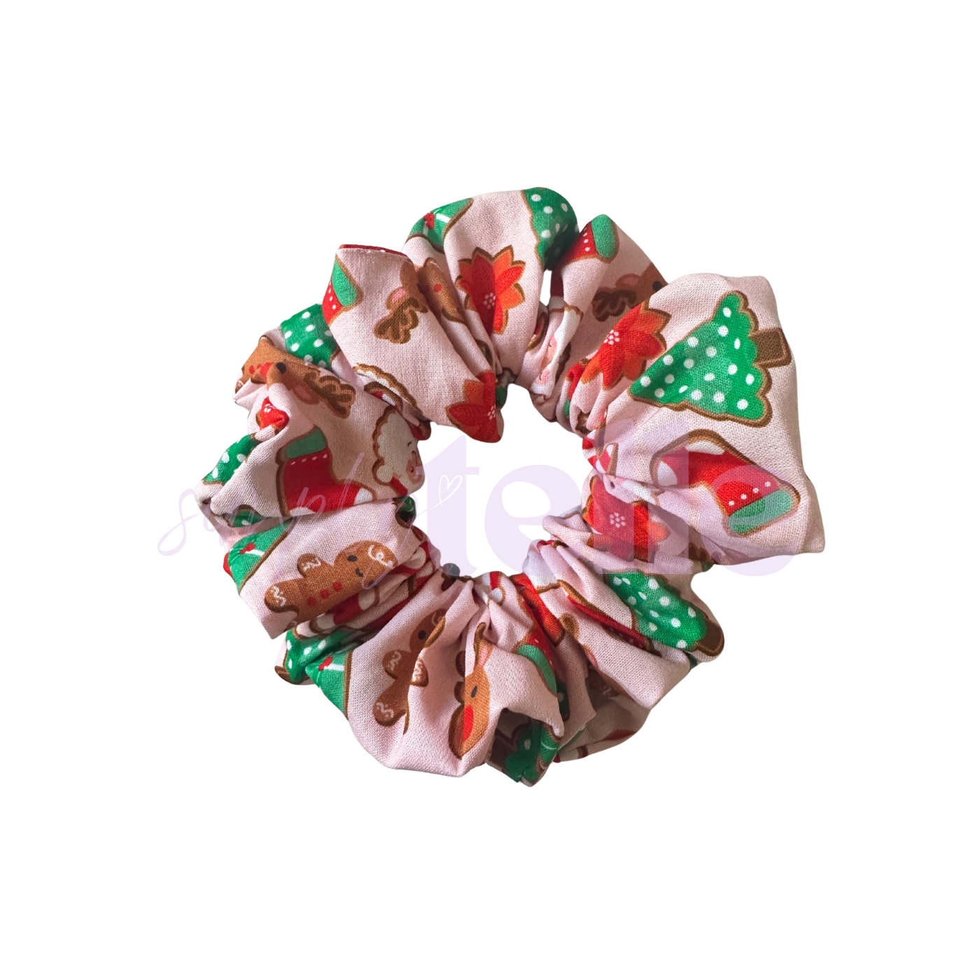 Pink Xmas Mix - Regular Scrunchie
