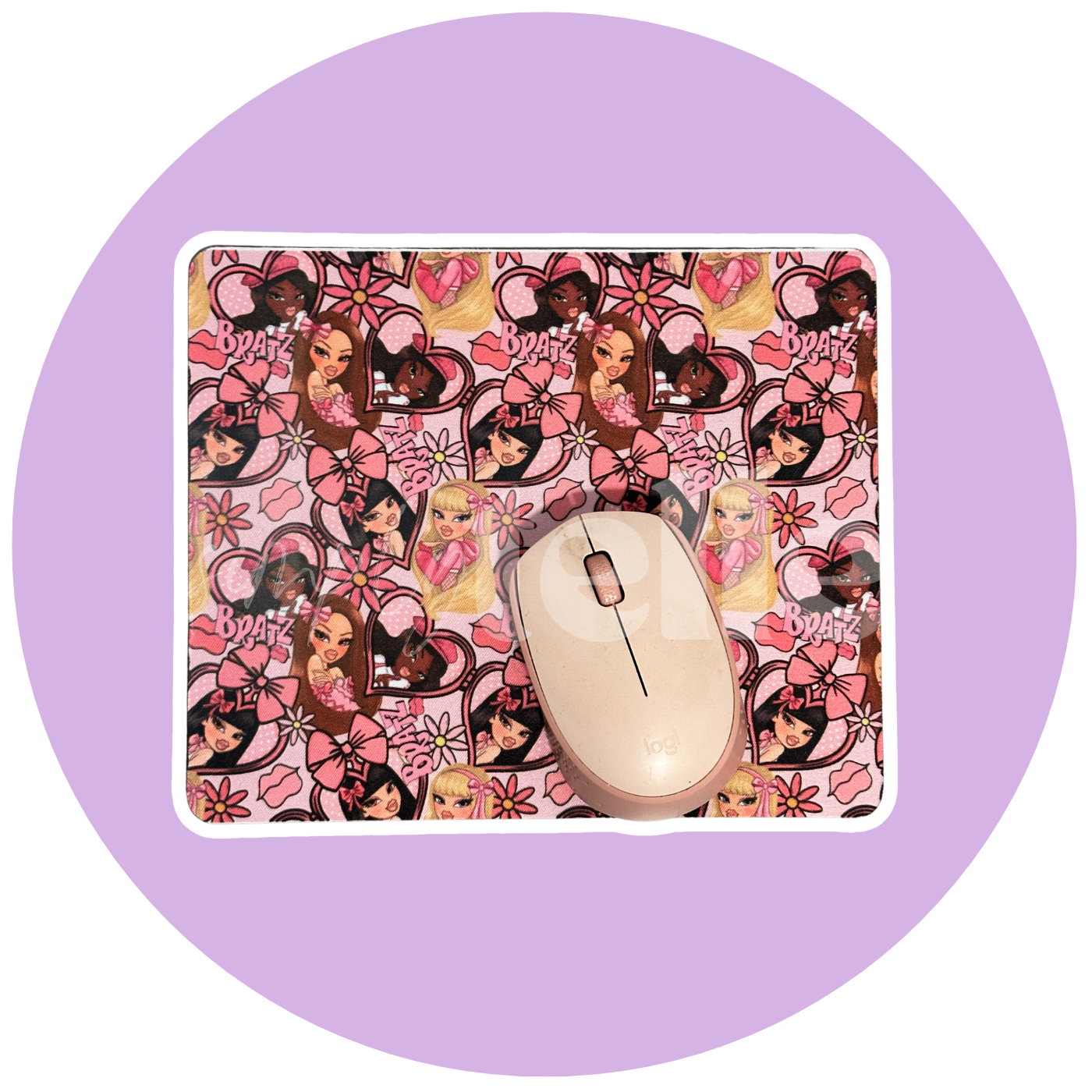 Pink Dolls - Mousepad