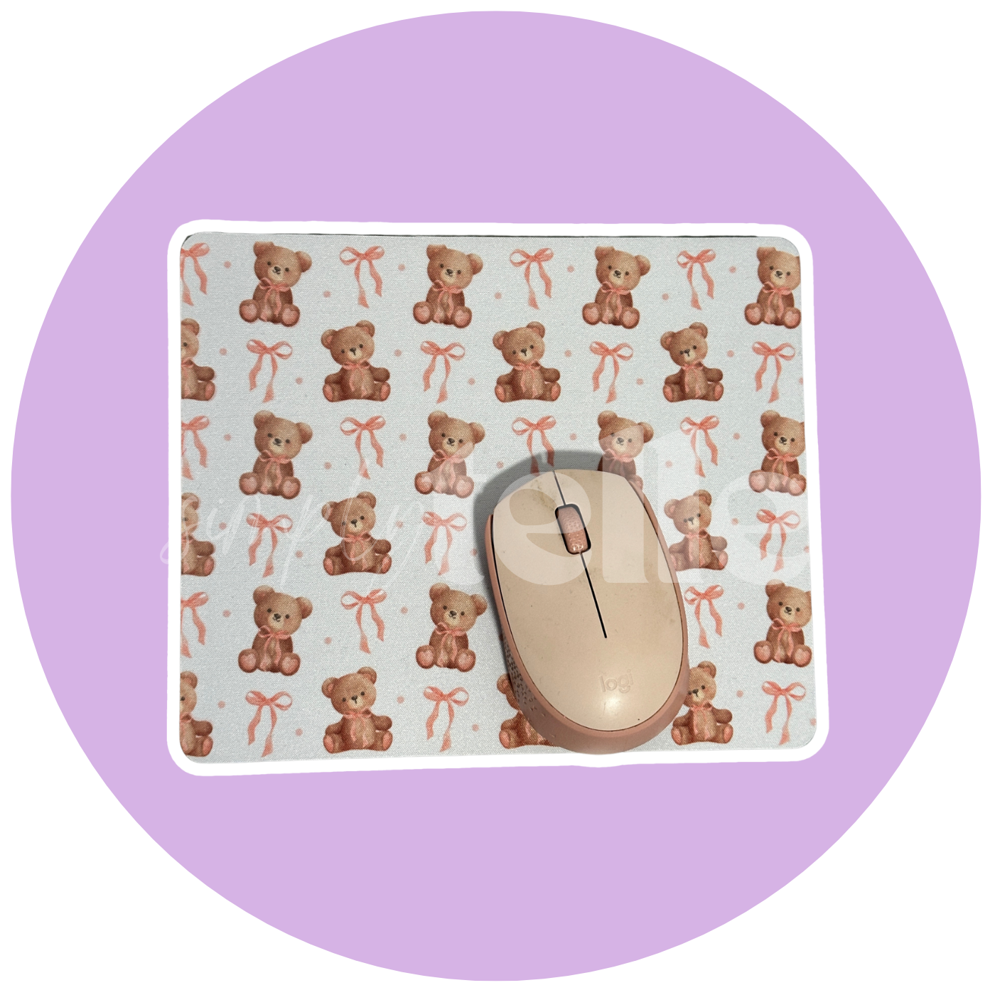 Bow and Bear - Mousepad
