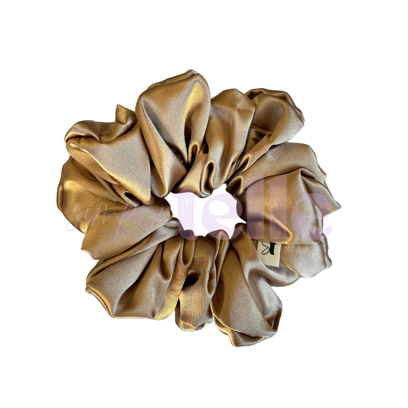 Bronze Deluxe Satin - Scrunchie