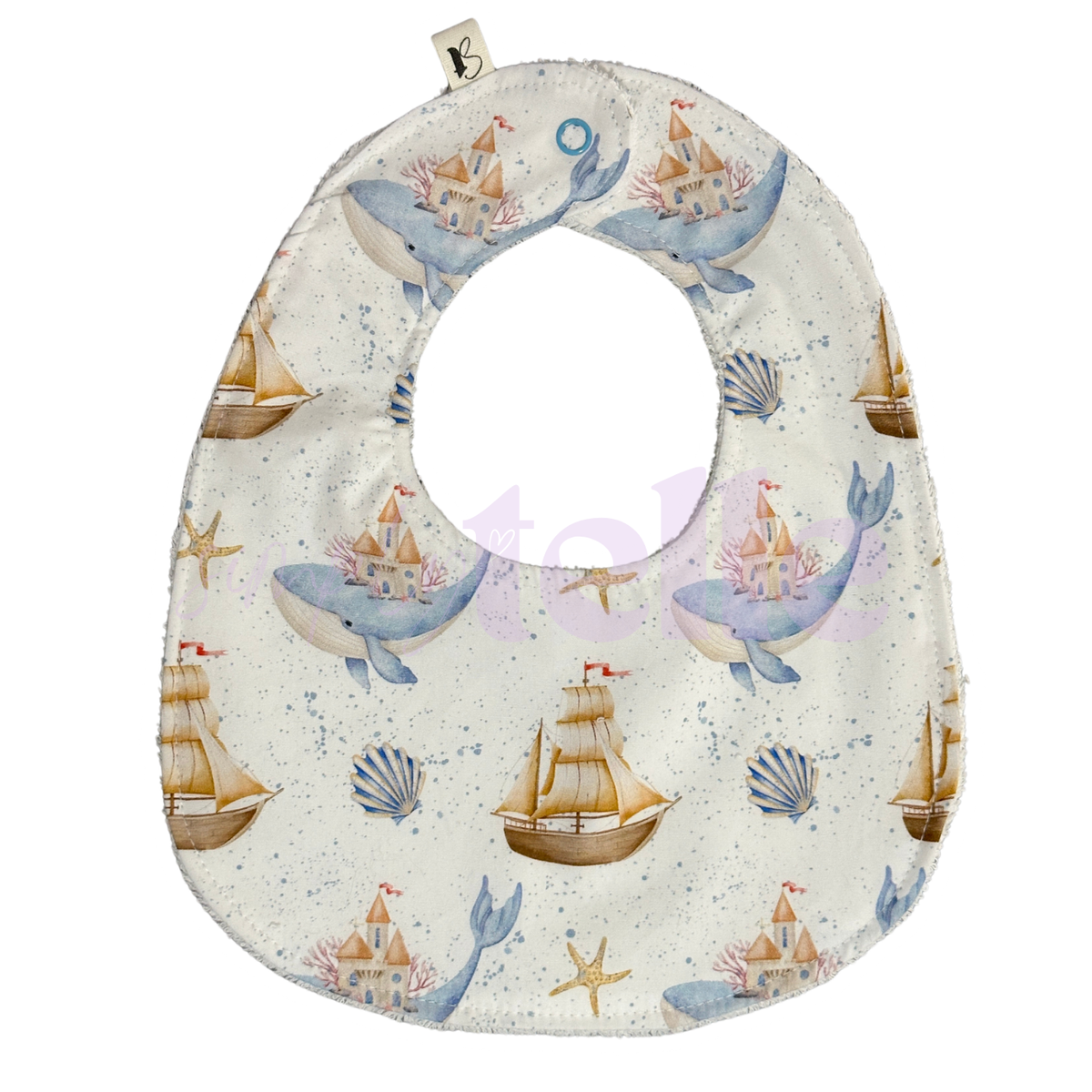 Whales and Boats - Bib