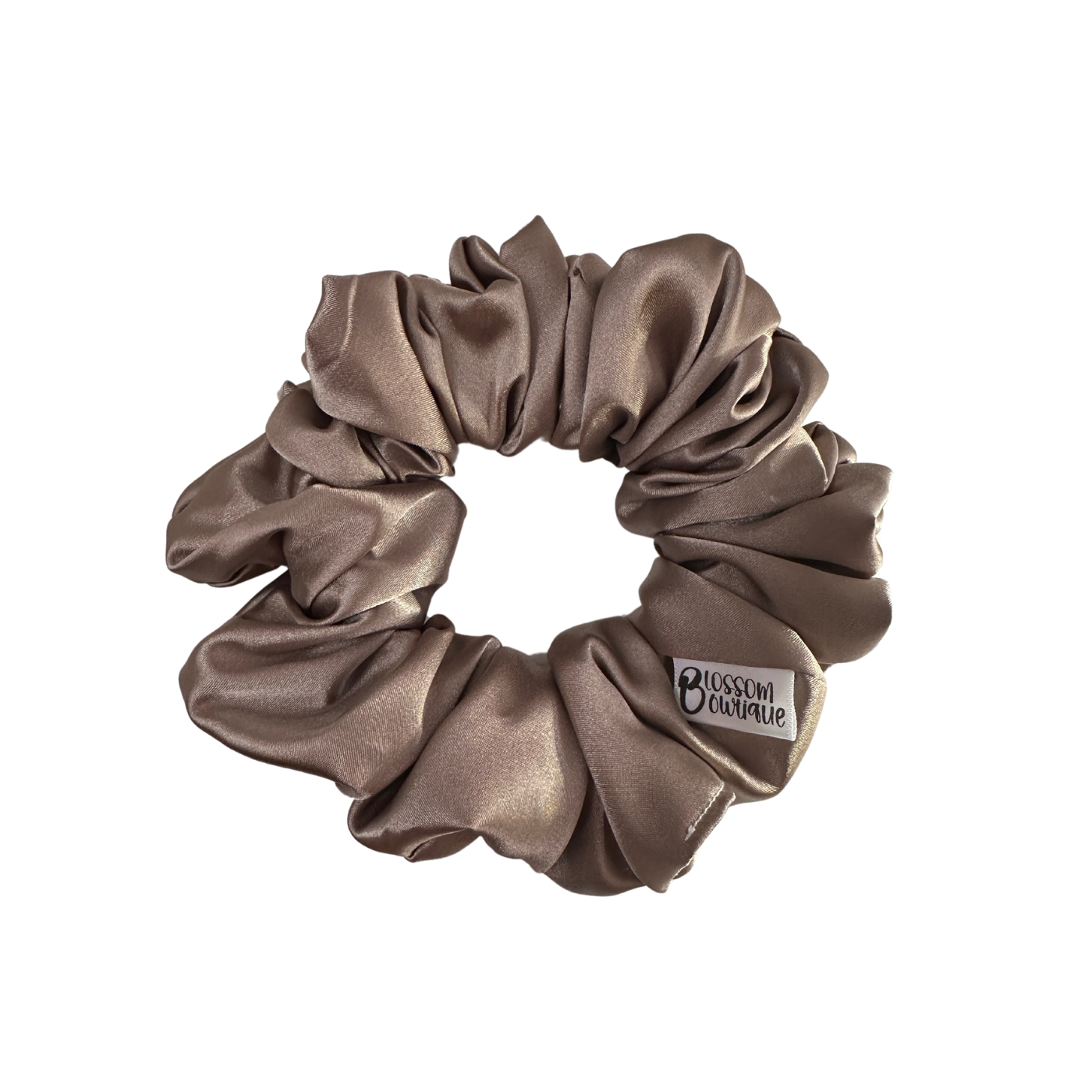 Latte Deluxe Satin - Regular Scrunchie
