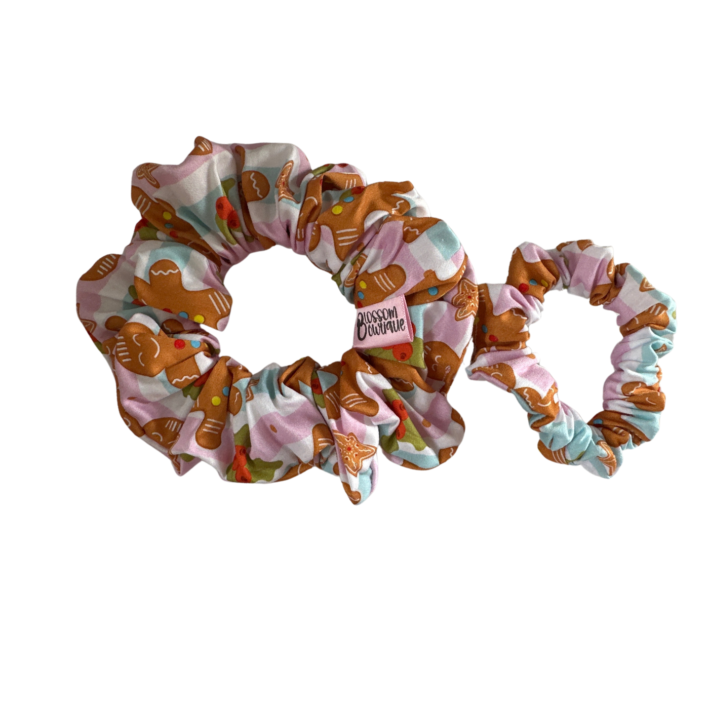 Gingerbread Man - Mini & Regular Scrunchie