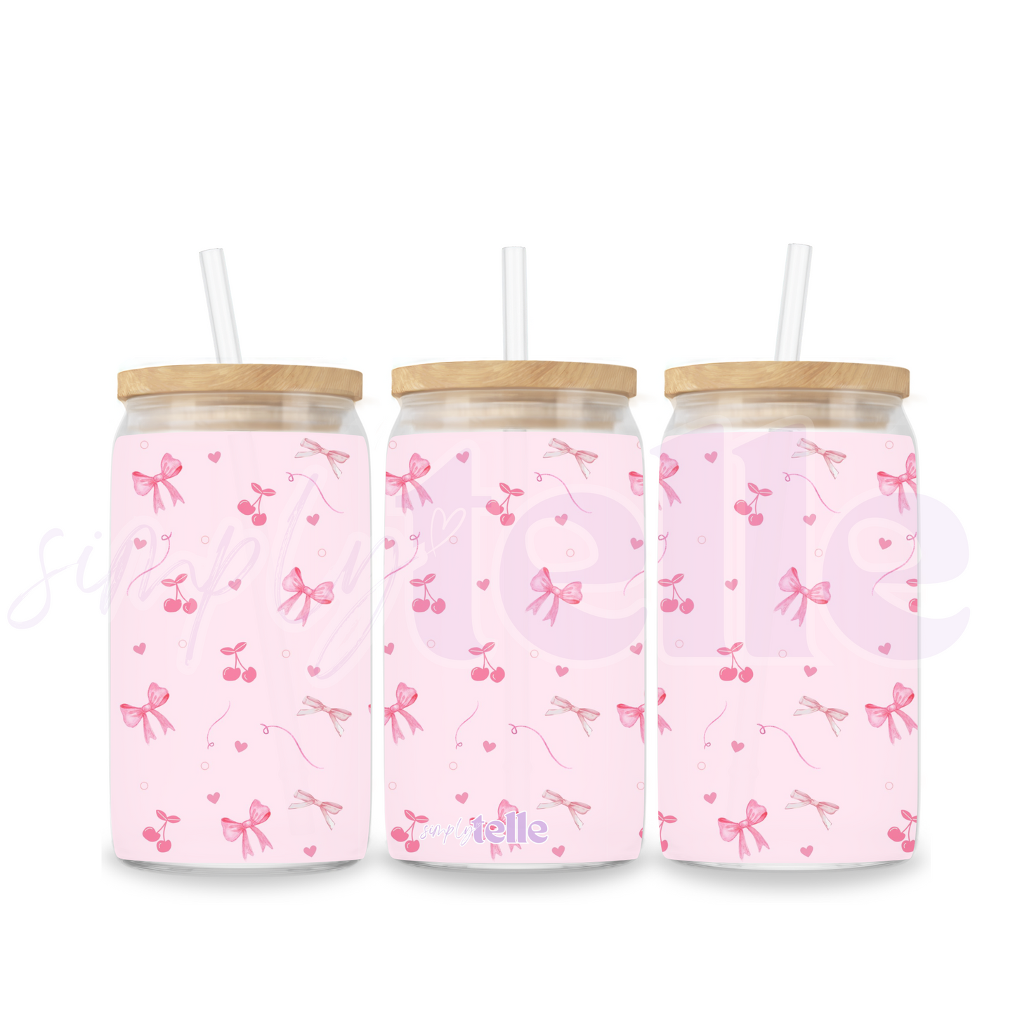 Very Girly Bow | 16oz Stainless Steel Tumbler Sublimated