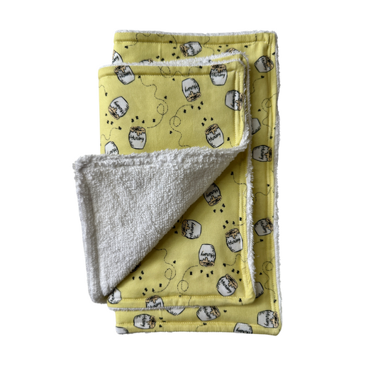 Honey Pot - Set of 2 Washers & Burp Cloth