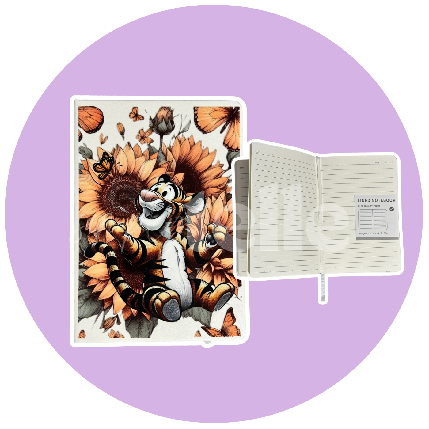 Orange Tiger - Notebook