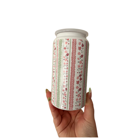 Ditsy Vintage - 16oz Stainless Steel Sublimated