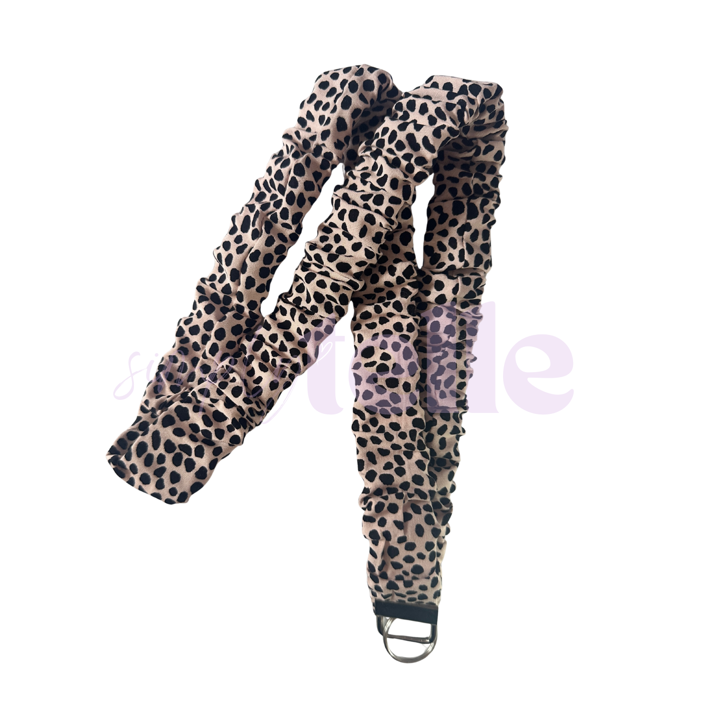 Snow Leopard - Scrunch Lanyard