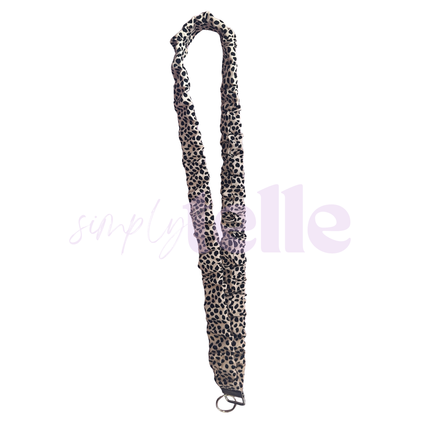 Snow Leopard - Scrunch Lanyard