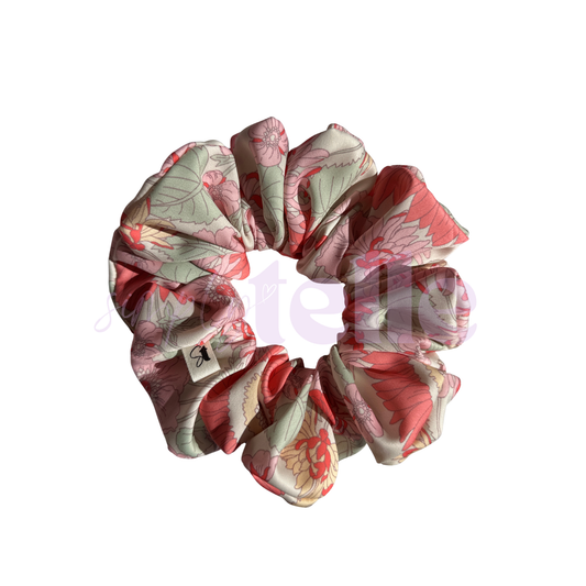 Coral Bloom - Scrunchie