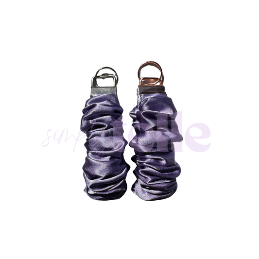 Lilac Satin - Scrunch Wristlet