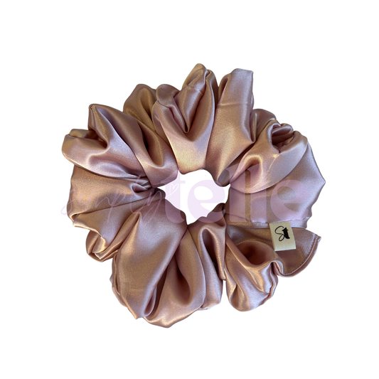 Dusty Rose Deluxe Satin - Scrunchie