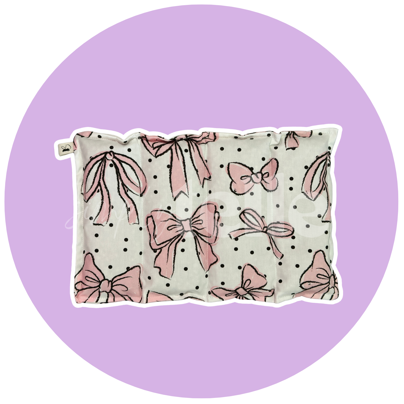 Pink Bow Dots - Heatpack