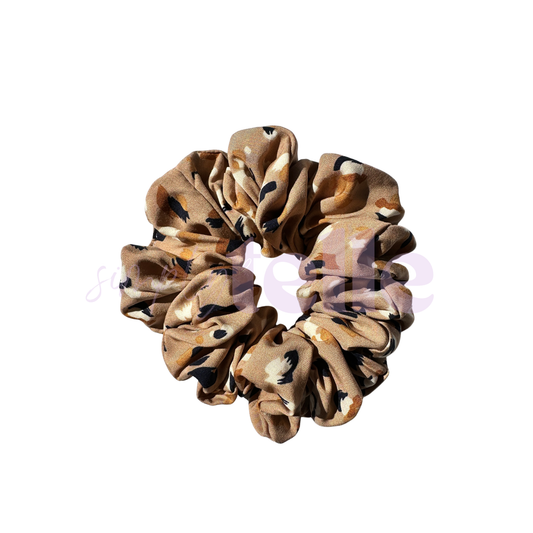 Taupe Leopard - Scrunchie