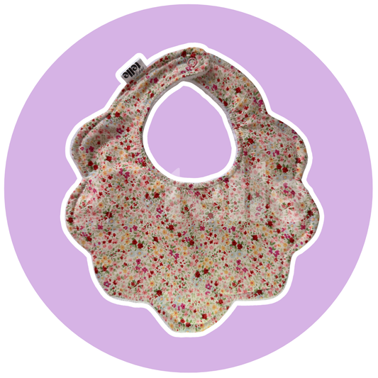 Summer Floral - Bib Scallop