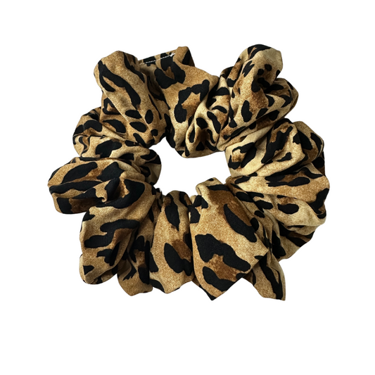 Brown Leopard - Regular Scrunchie