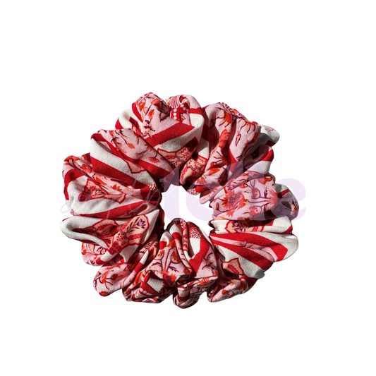 Crimson Bloom - Scrunchie