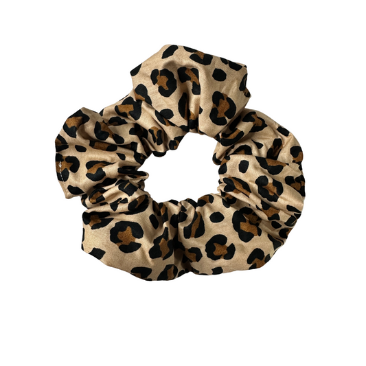 Leopard Cotton - Regular Scrunchie