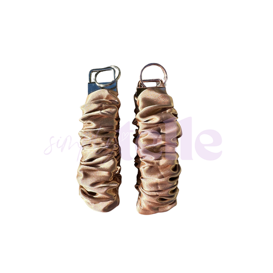 Bronze Deluxe Satin - Scrunch Wristlet