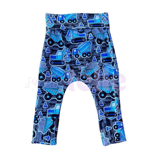 Blue Grey Trucks - Kids Lounge Joggers