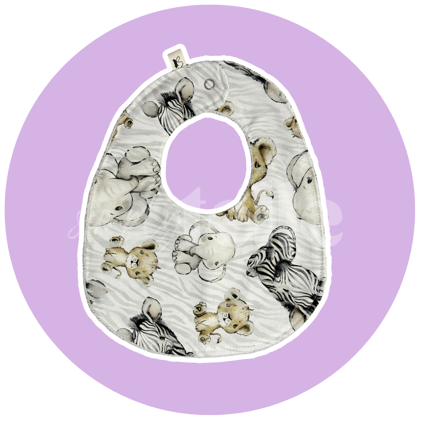 Baby Zebra - Bib 6m to 24m