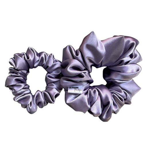 Lilac Deluxe Satin - Regular Scrunchie