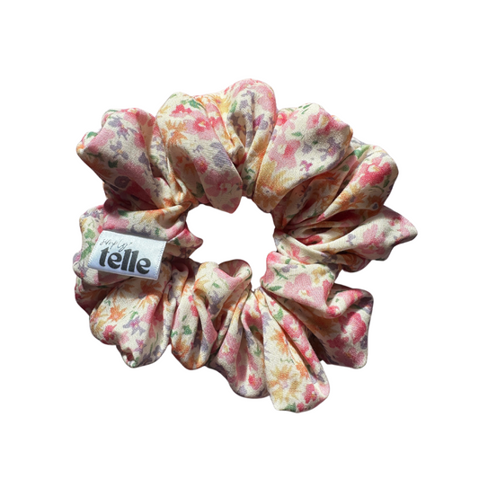 Watercolour Floral - Regular Scrunchie