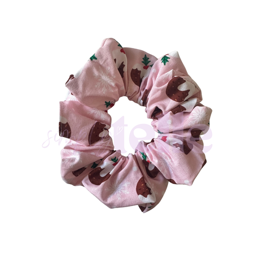 Pink Pudding Xmas - Regular Scrunchie
