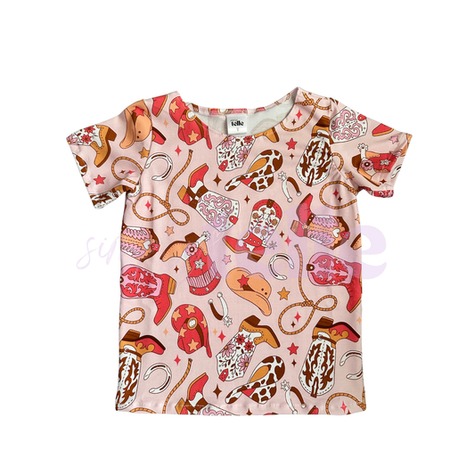Pink Boots - Kids Shirt