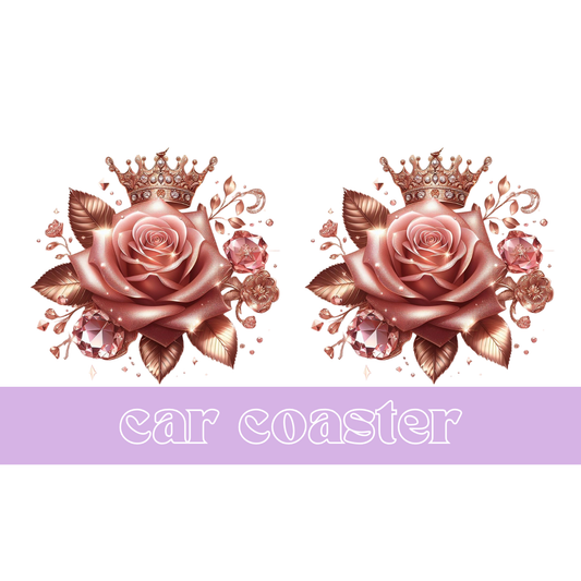 Rose Queen - Car Coaster