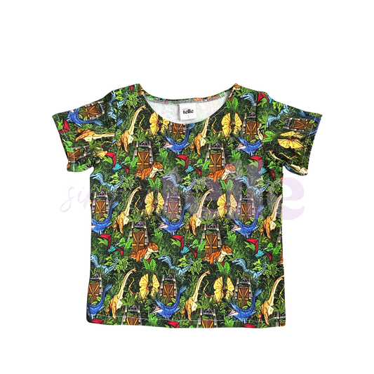 Dino Land - Kids Short Sleeve Top - Size 2 (12-18m)
