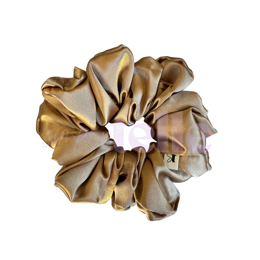 Bronze Deluxe Satin - Scrunchie