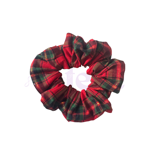 Red Tartan Xmas - Scrunchie