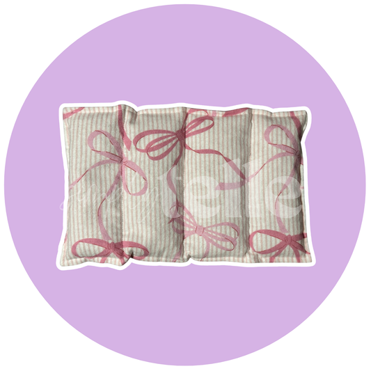 Pink Stripe Bows - Heatpack
