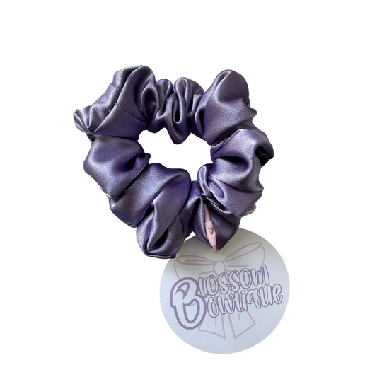Lilac Deluxe Satin - Mini Scrunchie