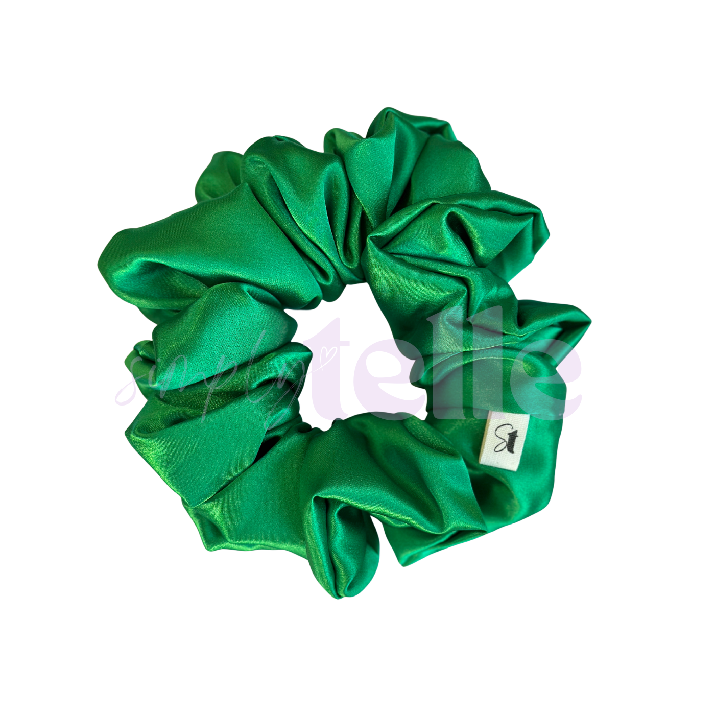 Emerald Deluxe Satin - Scrunchie