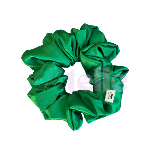 Emerald Deluxe Satin - Scrunchie