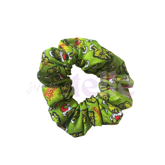 Green Man Xmas - Scrunchie