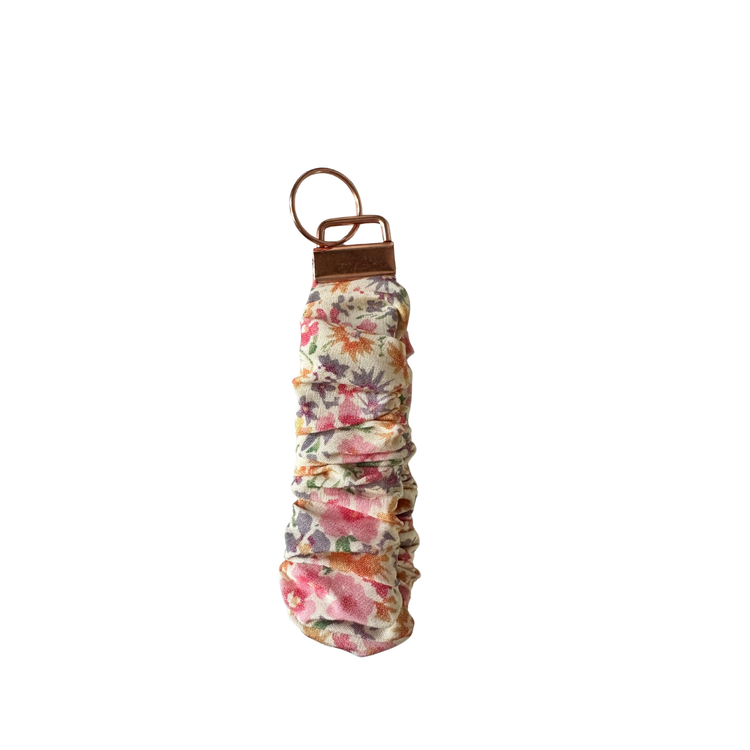 Scrunch Wristlet - Rainbow Floral