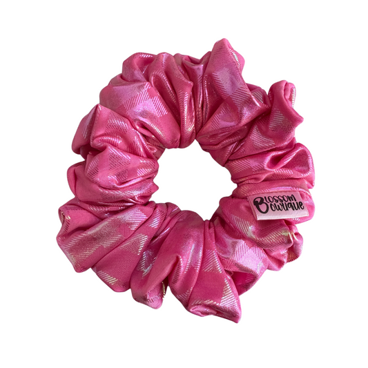 Pink Shiny Disco - Regular Scrunchie