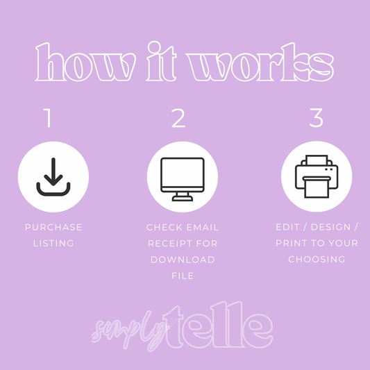 Purple Girl Nerd Mouse - Digital Illustration - Clip Art - UVDTF Designs - Sublimation