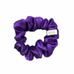 Purple Deluxe Satin - Mini Scrunchie