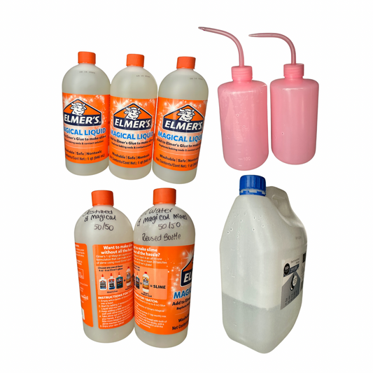 Magical Liquid & Destilled Water Pack - Snow Globe Solution