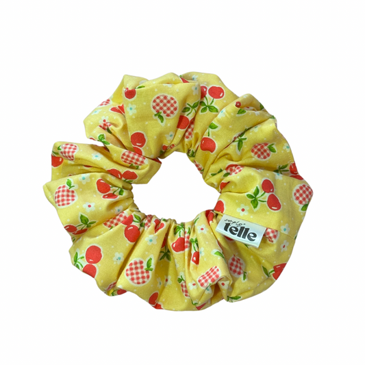 Yellow Cherry Bomb - Regular Scrunchie