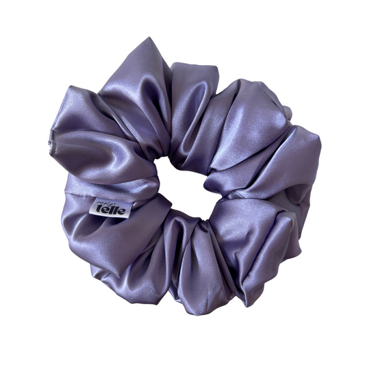 Lilac Deluxe Satin - XL Scrunchie